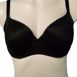Victoria's Secret Underwire Demi Bra Size 34DDD Black Body By Victoria Padded